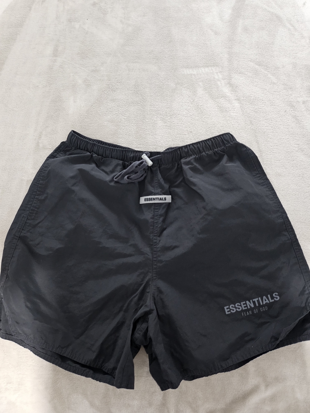 ESSENTIALS Fear of God Black Swim/Active Shorts